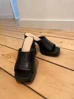 Schwarze Schuhe Absatz Pantoletten Hessen - Darmstadt Vorschau
