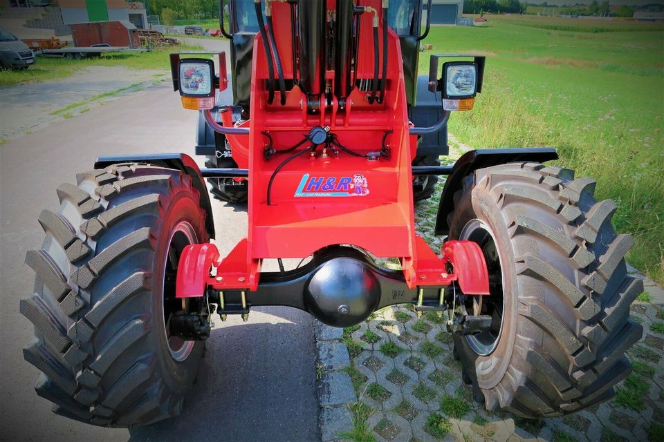 Teleskop Radlader  H&R 3518T Schnellwechsler, Schaufel +Gabel in Falkenberg