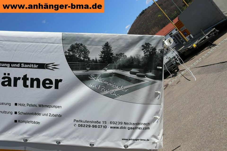 EDUARD Anhänger Rückwärtskipper 260x150x30 1500kg +Ihre Werbung in Mühlhausen im Täle