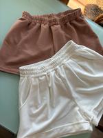 Shorts Pants weiß beige Camel Shein 38 40 Taschen Bayern - Kempten Vorschau