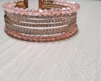 Armband Rosè Perlen Strass steinchen Hessen - Schöneck Vorschau