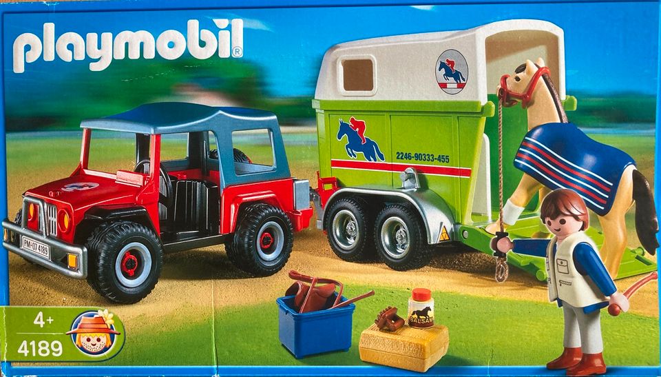 Playmobil 4189 - Geländewagen mit Pferdeanhänger in Niedersachsen - Zeven |  Playmobil günstig kaufen, gebraucht oder neu | eBay Kleinanzeigen ist jetzt  Kleinanzeigen