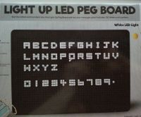 LIGHT UP LED PEGBOARD - LED Steckbrett - 120 Buchstaben und Zahle Nordrhein-Westfalen - Hamminkeln Vorschau