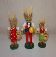 3 Hasen Osterhasen 2x Mädchen 1x Junge Holz Ostern Thüringen - Hermsdorf Vorschau