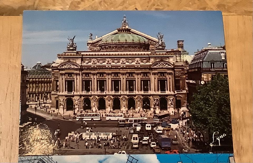 60er Vintage LYNA Acordeon Postkarten Mappen Set Paris in Hildrizhausen