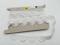 6 M Spitzenband Weiß Nähen DIY Deko Gardine Kleidung Reststück Stuttgart - Bad Cannstatt Vorschau