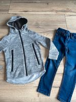 Next coole Jeans dunkelblau & Sweatshirt Jacke grau in 110 Nordrhein-Westfalen - Siegburg Vorschau