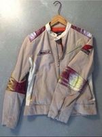 Energie  Jacke im Motorrad Styl + Leder Applikationen  48 Vintage Niedersachsen - Meine Vorschau