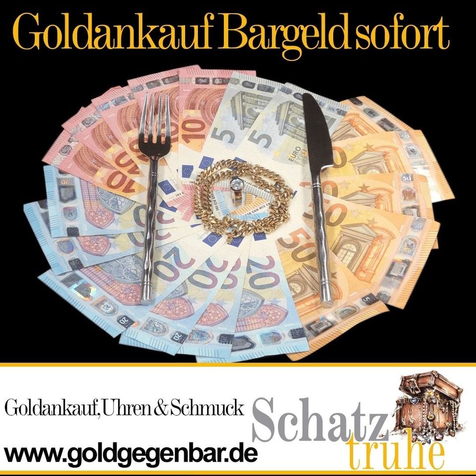 Altes Gold und Silber bringt Bargeld, Schatztruhe Bergheim in Bergheim