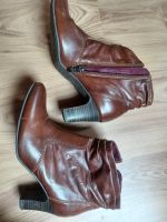 Tamaris Stiefeletten mit Absatz cognac Leder Gr.38 sehr gut Baden-Württemberg - Salem Vorschau