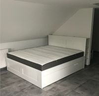 IKEA BRIMNES Bett, 180x200cm, weiß, inklusive VESTERÖY Matratze Hessen - Sontra Vorschau