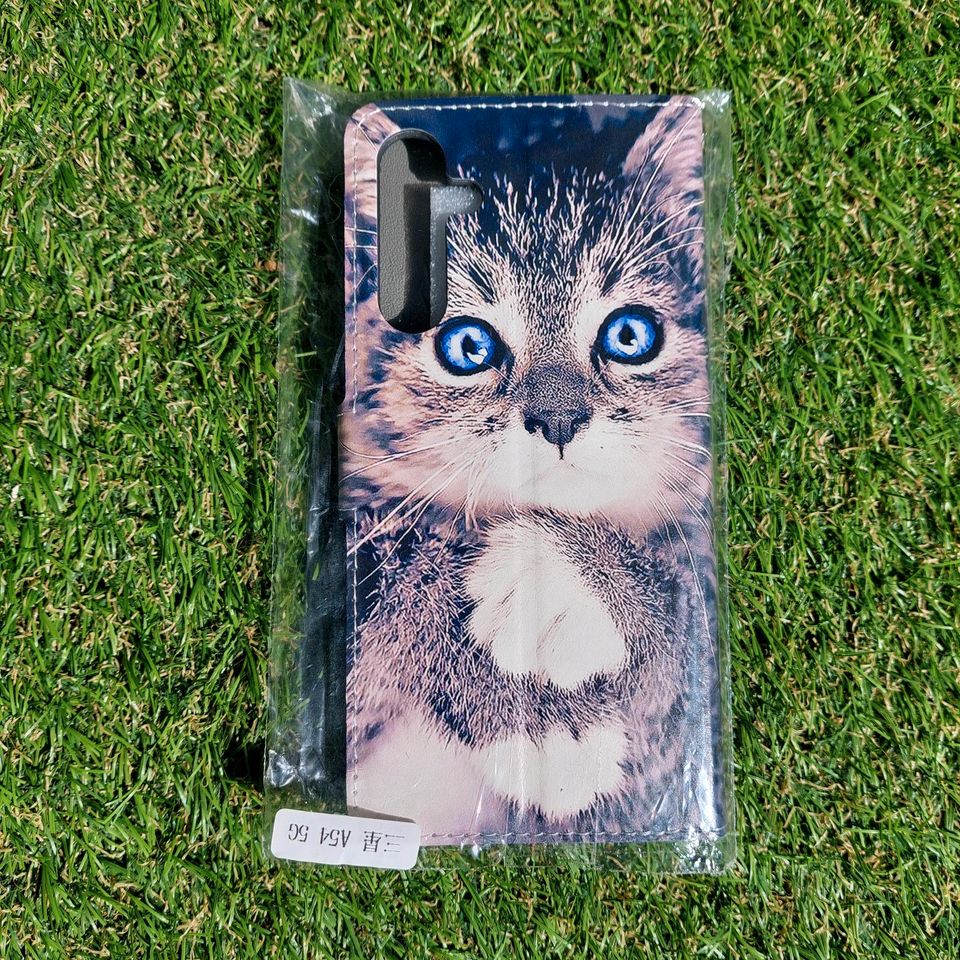 Klappetui Samsung Galaxy A54 Flipcase Handyhülle Katze Schutz in Berlin