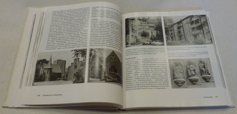 Die Bau- und Kunstdenkmale in der DDR Hauptstadt Berlin II 1987 in Berlin