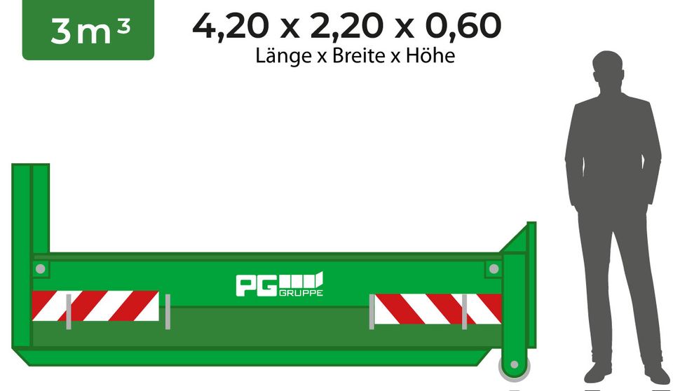 Containerdienst Bauschutt Container mieten Abrollcontainer in Peine