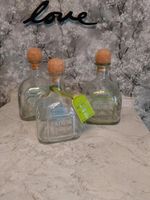 3 x Tequila Silver Patron Flaschen leer mit Korken Deko Sammeln Harburg - Hamburg Hausbruch Vorschau