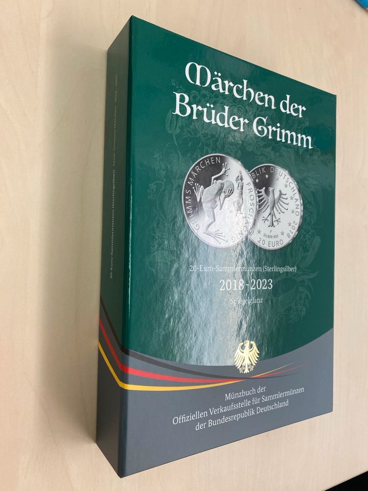 Erstausgabe Silbermünzen 20€ Sammelmünzbuch vollständig in Erfurt