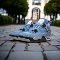 Nike Air Jordan 4 Retro blau Sneaker Schuh Gr. 43 Nordrhein-Westfalen - Hamminkeln Vorschau