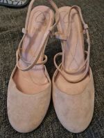 Zara High Heel Riemchen Pumps Gr. 41 beige-rose Ton Berlin - Treptow Vorschau