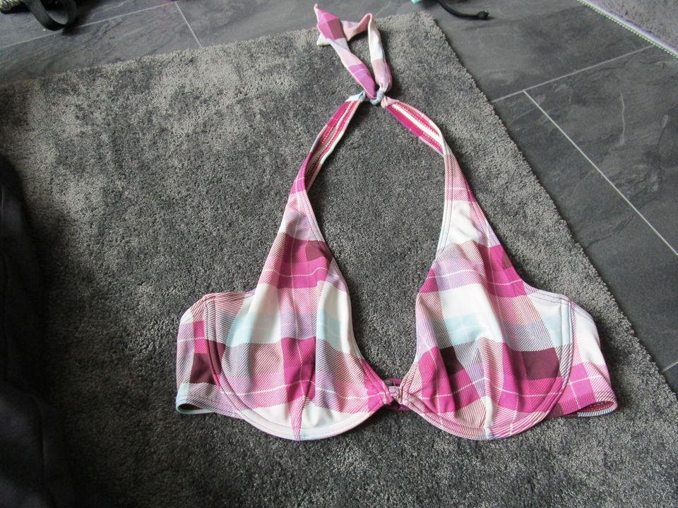 Damen Girls Buffalo Bikini Oberteil bunt Gr. 40C Neckholder Bügel in Oberhausen