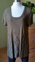 ✰Pullover LONG Strick KLEID✰C&A 44/XL✰Pulunder✰khaki☆kurz Ärmel Niedersachsen - Hessisch Oldendorf Vorschau