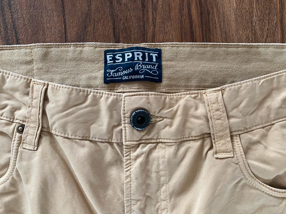 Tolle ESPRIT Chino Curry/Beige, Größe 33/34, NEU in Miehlen