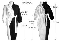 Kleid, Wickelkleid, schwarz/weiß Lang Arm neu Gr. EU 40/42 Berlin - Marzahn Vorschau