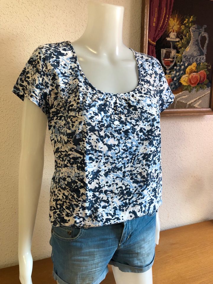 Street One Wie neu Bluse Shirt Kurzarm Baumwolle Gr.M in Stadtallendorf