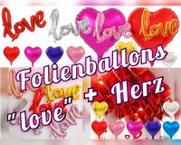 Herz oder Love Folienballons ♥️ dapinki Mitgebsel ♥️ Herzballons Hamburg-Nord - Hamburg Ohlsdorf Vorschau