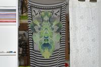 Tuch Schal Kopftuch mit Löwenmäulchen-Blume Motiv - Souvenir Häfen - Bremerhaven Vorschau