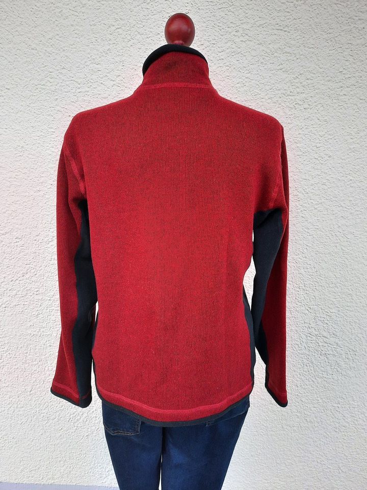 Odlo Pullover Strick + Fleece 40 Wein Rot Sport Outdoor Wandern in Forchheim