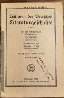 Leitfaden der Deutschen Literaturgeschichte 1925 Baden-Württemberg - Hechingen Vorschau