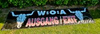 WACKEN W:O:A ▪︎AUSGANG/EXIT▪︎ BANNER mit Ösen 4m×0.97m Schleswig-Holstein - Vaalermoor  Vorschau