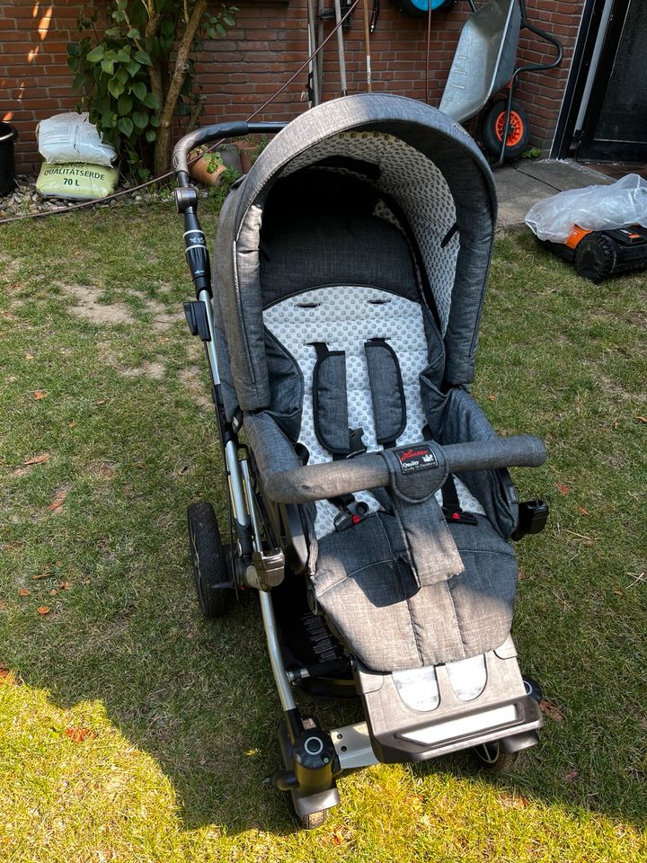 Hartan Topline S - Kombi-Kinderwagen Elefantenmuster in Mettmann