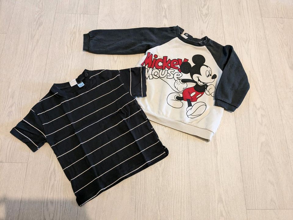 Jungen Pullover und T-Shirt Mickey Mouse gr. 92 von H&M in Leinefelde