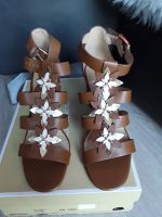 Michael Kors Sandalette, Camel/Gold,Blumen, Leder,Gr.40,5 NEU Schleswig-Holstein - Preetz Vorschau