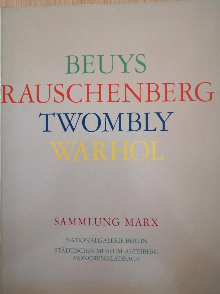 Beuys Rauschenberg Twombly Warhol Katalog Nationalgalerie Berlin in Berlin