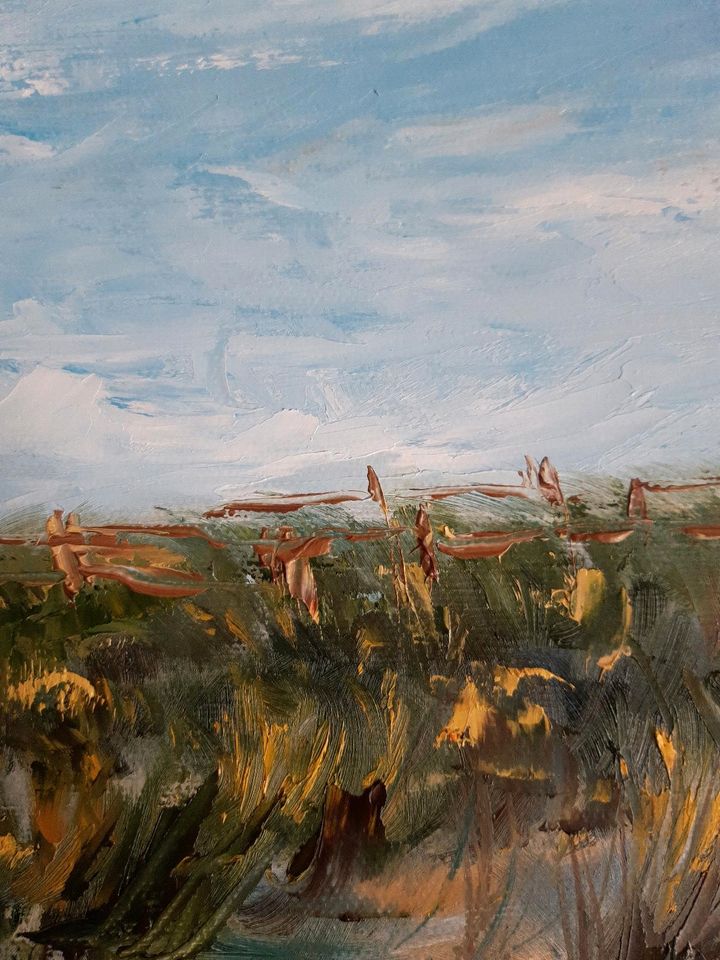 Bild 30×30 Leuchtturm  m. Ölfarben gemalt Ölbild Gemälde Ölgemäld in Essen