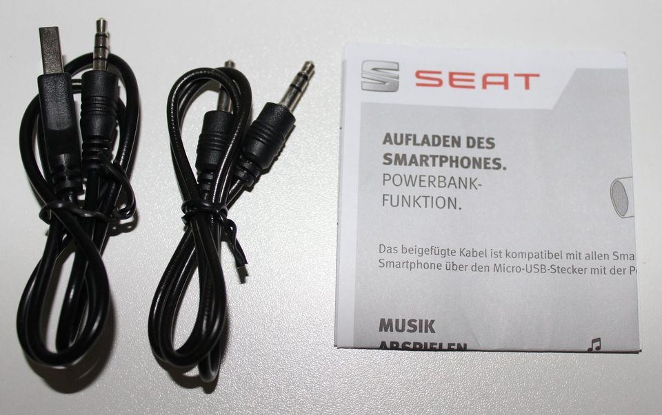 2x Powerbank mit Lautsprecher 1000mA von Seat in Potsdam