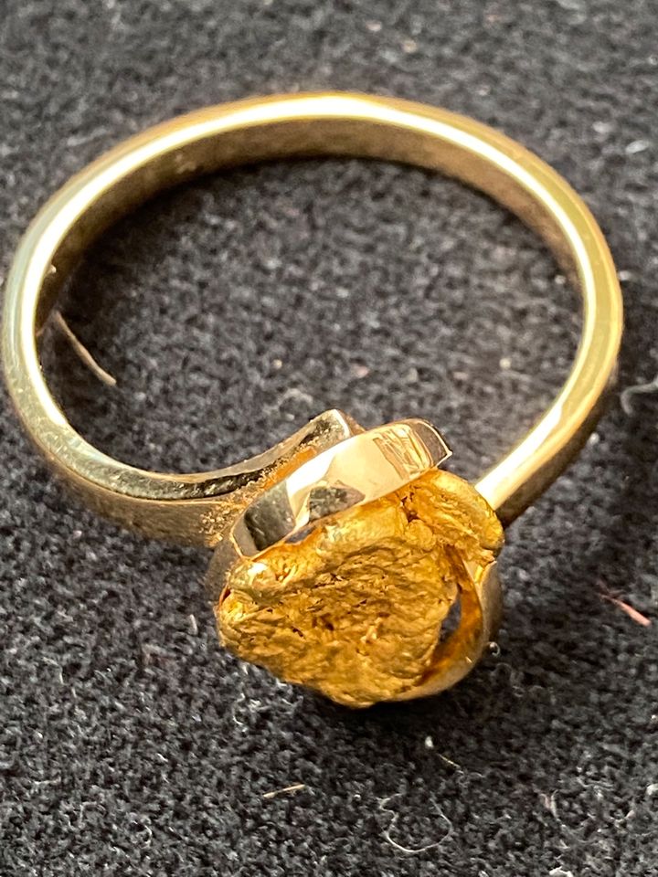 Natürlicher Goldnugget als Schmuck Ring und Anhänger in Hessen -  Hattersheim am Main | eBay Kleinanzeigen ist jetzt Kleinanzeigen
