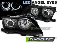 Scheinwerfer LED Angel Eyes für BMW E46 Limo Bj. 01-05 Schwarz Brandenburg - Werneuchen Vorschau