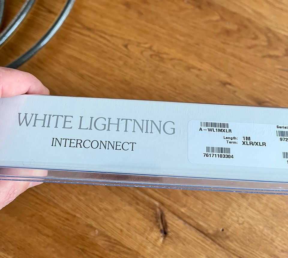 Nordost White Lightning 1,0m Stereo XLR in Dortmund