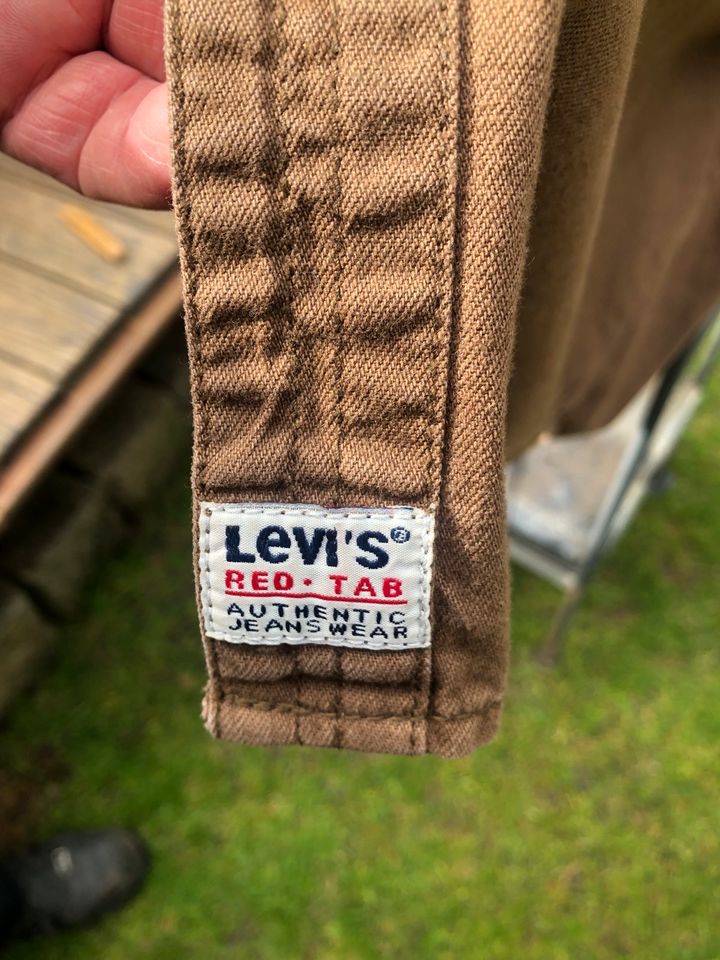 Original Levi’s Jeanshemd braun in Rangsdorf