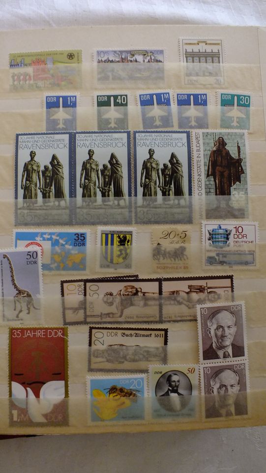 DDR / BRD Briefmarken Sammlung Teil 5 in Samtens