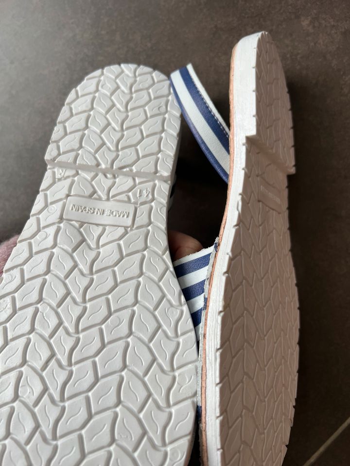 Neu leder espadrilles sandalen 40 in Krefeld