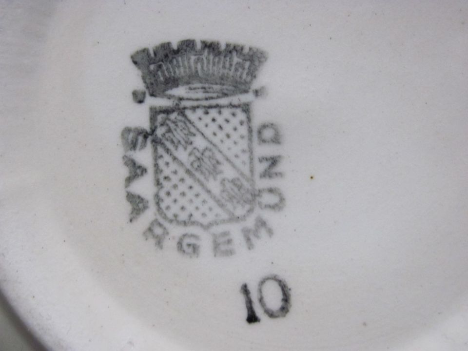 SAARGEMÜND Keramik Zuckerdose Lothringen Frankreich VOR 1945 in Würzburg