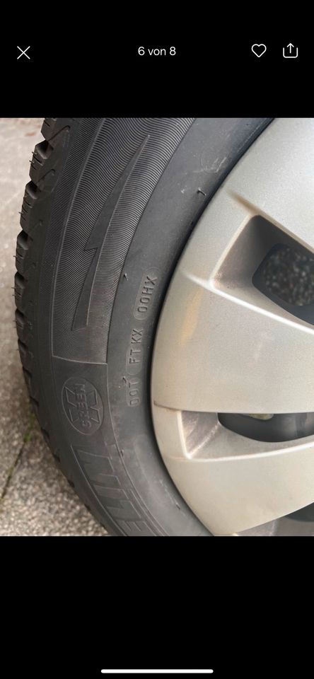 Michelin Alpine 215 60 R17 Profil 7mm Winterreifen Mercedes GLA in St. Ingbert