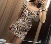 Zara Floral Draped Mini Kleid Berlin - Neukölln Vorschau