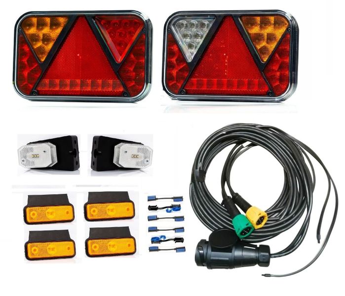 LED Rückleuchten Set mit Canbus + 5M Kabelbaum 13 polig