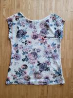 T-Shirt Pimkie Größe M Weiß mit Blumenmuster Nürnberg (Mittelfr) - Südoststadt Vorschau