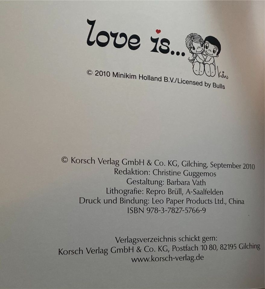 tolles Buch: Liebe ist....   Geschenk zum Valentinstag   - neu!!! in Rösrath